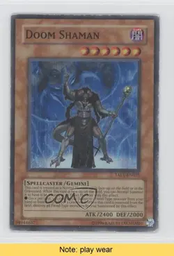 Doom Shaman Unlimited YuGiOh Tactical Evolution #TAEV-EN0025 2007 READ 0g4 - Image 1