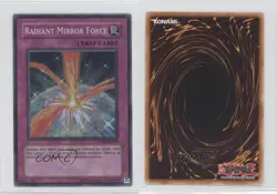 SR - Radiant Mirror Force Unlimited YuGiOh of the Breaker #FOTB-EN055 2007 0b5 - Image 3