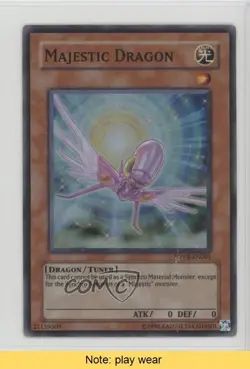 SR - Majestic Dragon Unlimited YuGiOh Stardust Overdrive #SOVR-EN001 READ 0b5 - Image 1