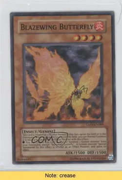 Blazewing Butterfly Unlimited YuGiOh Tactical Evolution #TAEV-EN0089 READ 0j6 - Image 1