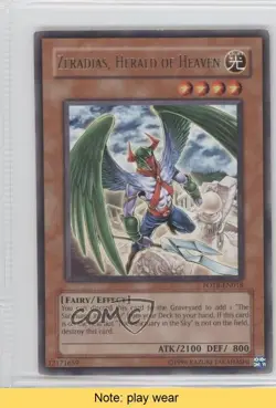 R - Zeradias Herald of Heaven Unlimited YuGiOh Force the Breaker #FOTB-EN018 1i3 - Image 1