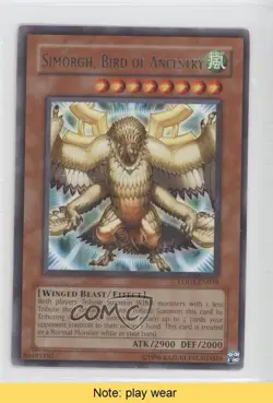 Simorgh Bird of Ancestry Unlimited YuGiOh Light Destruction #LODT-EN039 READ 0j6 - Image 1
