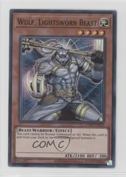 Wulf Lightsworn Beast Unlimited YuGiOh Light of Destruction #LODT-EN023 12sd - Image 1