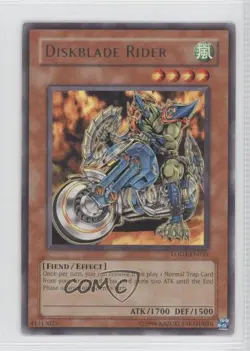 Diskblade Rider Unlimited YuGiOh Light of Destruction #LODT-EN035 2008 1l2 - Image 1