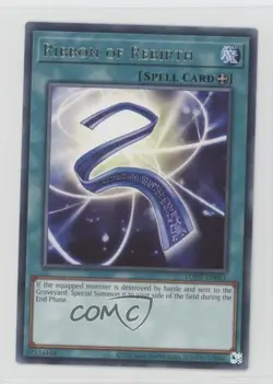Ribbon of Rebirth Unlimited YuGiOh Light Destruction #LODT-EN061 2008 12sd - Image 1