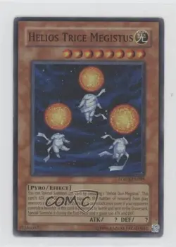 Helios Trice Megistus Unlimited YuGiOh Light of Destruction #LODT-EN095 2008 nh3 - Image 1
