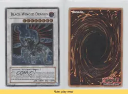 UL - Black-Winged Dragon Unlimited YuGiOh The Shining Darkness #TSHD-EN040 0b2 - Image 3