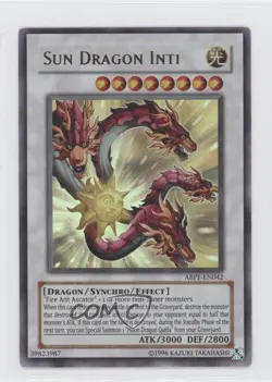 Sun Dragon Inti Unlimited YuGiOh Absolute Powerforce #ABPF-EN042 2010 1l2 - Image 1