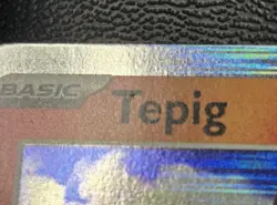 Pokemon TCG Tepig 011/086 White Flare Poster Collection Holo Promo Card - NM - Image 3