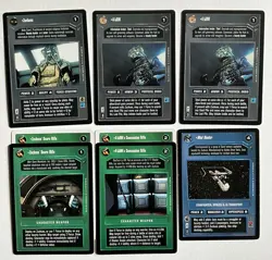 Star Wars CCG 8 card Zuckuss, 4-LOM lot - Image 1