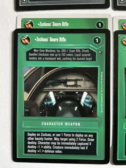 Star Wars CCG 8 card Zuckuss, 4-LOM lot - Image 5
