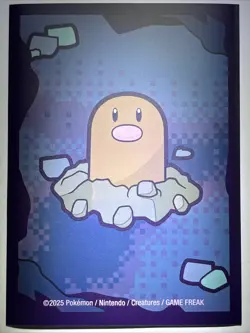 Pokemon Center Individual Card Sleeve Diglett's Cave (2025) X 1(U6) - Image 1