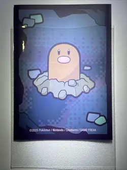 Pokemon Center Individual Card Sleeve Diglett's Cave (2025) X 1(U6) - Image 2