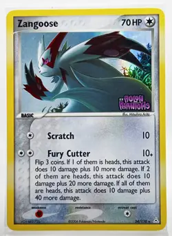 Zangoose Reverse Holo 34/110 Pokemon Card 2006 EX Holon Phantoms LP - Image 1