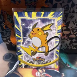 RAICHU #26 Topps TV Animation BLUE LOGO Pokemon Card - Image 1
