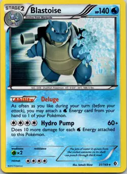 Blastoise 31/149 Boundaries Crossed NM Pokemon Card TCG - Image 1