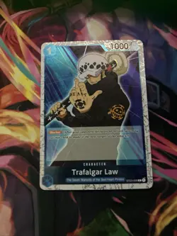 One Piece Card Game Trafalgar Law (Full Art) ST03-008 C (PRB-01) English Nm - Image 1