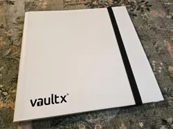 Vault X 12-Pocket Trading Card Strap Binder, 480 cards, Side-Loading - White - Image 1