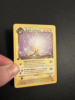 Pokemon Card 1st Edition Dark Jolteon 38/82 - Team Rocket 2000 WoTC Vintage - Image 2