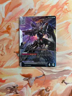 Gundam Card Game Newtype Rising Freedom Gundam GD01-065 L Holo Foil x1 - Image 1