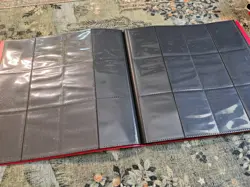 Vault X 12-Pocket Trading Card Strap Binder, 480 cards, Side-Loading - Red - Image 2