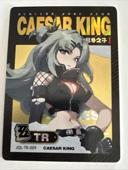 CAESAR KING TR JQL-TR-009 Zenless Zone Zero ZZZ Anime Collectible Card - Image 1