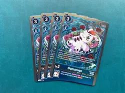 Gomamon EX8-018 Playset Chain of Liberation Digimon Card Game x4 - Image 1