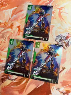 Gundam Card Game Newtype Rising Wing Gundam Zero GD01-024 L Holo Foil x1 - Image 2