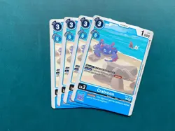 Crabmon EX8-017 Playset Chain of Liberation Digimon Card Game x4 - Image 1