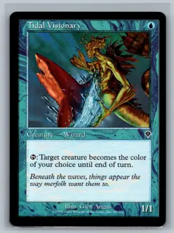 Magic The Gathering Invasion 4x Tidal Visionary #80/350 MTG TCG CCG Playset - Image 1
