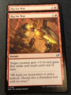 Rig For War X2 - EOE - MTG - EN - NM - 0156 - Image 1