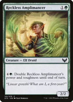 (x4) Reckless Amplimancer 0706 Play Set Common Foundations Jumpstart MTG NM - Image 1
