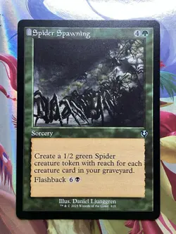 MTG Magic the Gathering Spider Spawning (419/612) Innistrad Remastered LP - Image 1