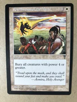 MTG Retribution of the Meek Visions 19/167 Regular Rare - Image 1