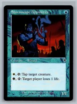 Magic The Gathering Invasion 4x Stormscape Apprentice #75/350 MTG TCG Playset - Image 1