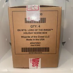 MTG Magic • Lord of the Rings Holiday Scene Box Sealed • Set of 4 - Image 1