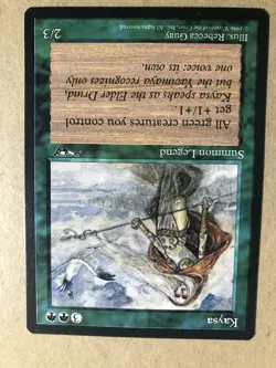 Kaysa MtG Magic the Garthering Alliances Green Legend Rare - Image 3
