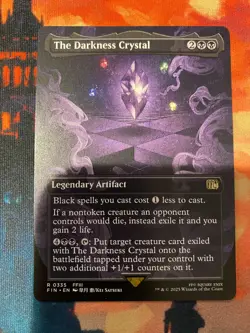 MTG Final Fantasy The Darkness Crystal Borderless - Image 1