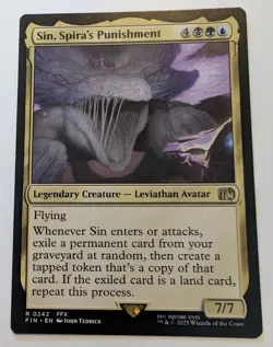 Sin, Spira's Punishment Final Fantasy Regular MTG NM - Image 1