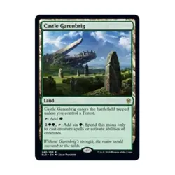 WOTC MtG Throne of Eldraine Castle Garenbrig (R) NM - Image 1
