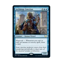 WOTC MtG Strixhaven: School of Mages Archmage Emeritus (R) (Foil) NM - Image 1