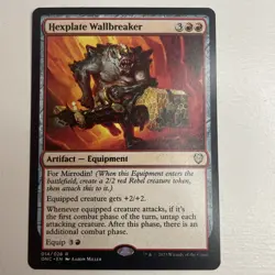 1x HEXPLATE WALLBREAKER - Commander - MTG - Magic the Gathering - Image 1