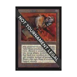WOTC MtG International Ed. Clockwork Beast (R) NM - Image 1