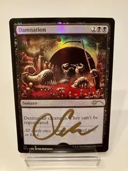 MTG SEB MCKINNON Damnation Foil Artist Proof Signed Sketched Secret Lair SLD NM - Image 2