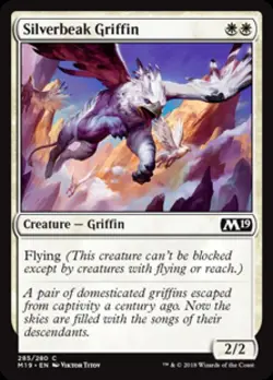 Silverbeak Griffin - Light Play MTG Magic 2019 Core Set - Image 1