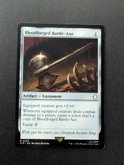 BLOODFORGED BATTLE-AXE #226 MTG Fallout - Image 1