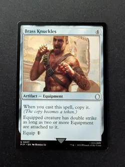 BRASS KNUCKLES #227 MTG Fallout - Image 1