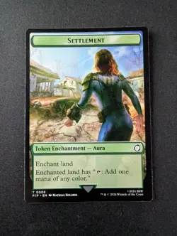 SETTLEMENT 8 // HUMAN SOLDIER 3 MTG Fallout Tokens - Image 1
