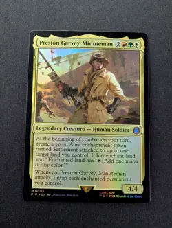 PRESTON GARVEY, MINUTEMAN FOIL #8 MTG Fallout - Image 1