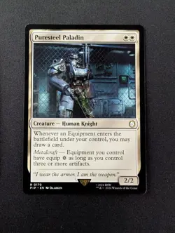 PURESTEEL PALADIN #170 MTG Fallout - Image 1